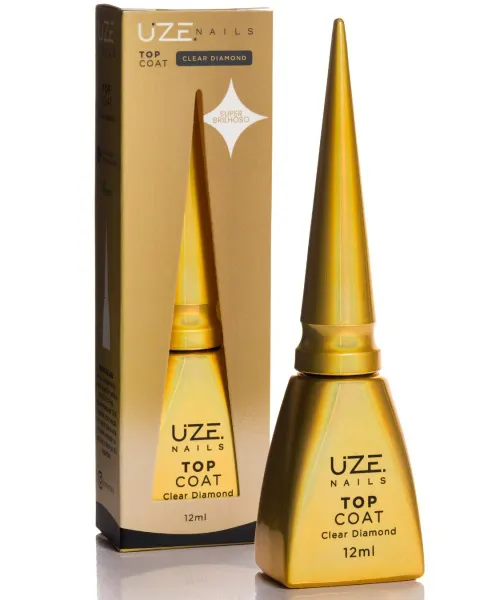Uze Nails Top Coat Clear Diamond - 12ml