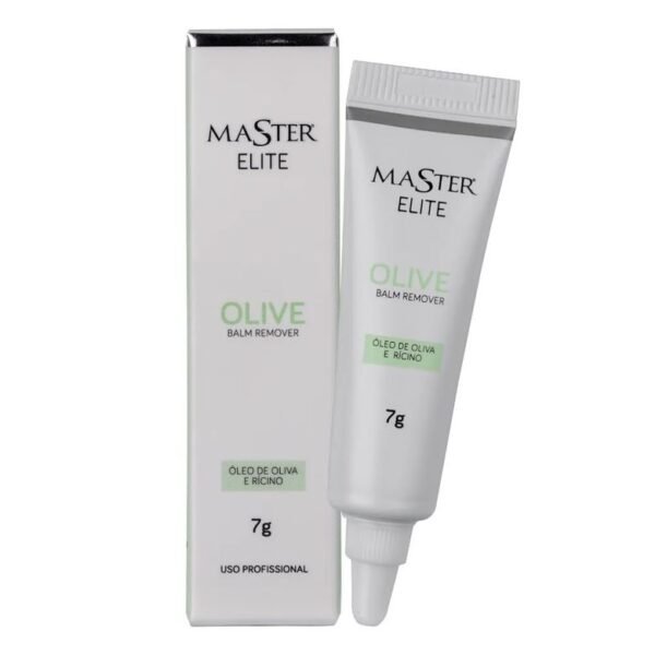 Removedor de Cola Balm Master Elite Olive Remover para Extensão de Cílios - 7g
