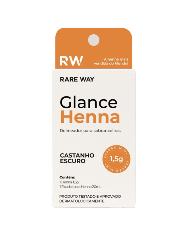 Henna Glance Mini - Castanho Escuro 1,5g