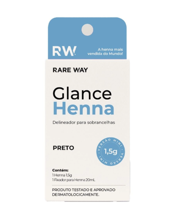 Henna Glance Mini - Preto 1,5g