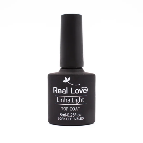 Top Coat Linha Light 8ml - Real Love