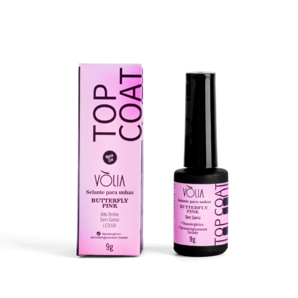 Top Coat Butterfly Pink- Volia