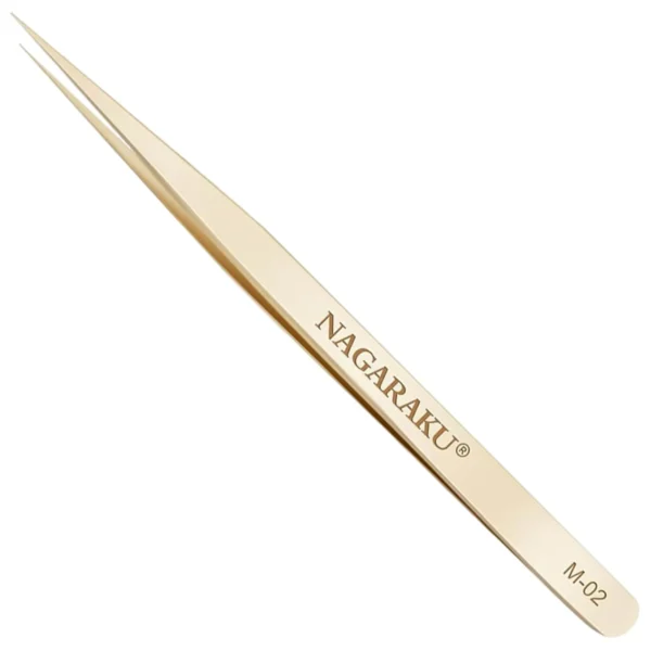 Pinça Nagaraku Dourada M-02
