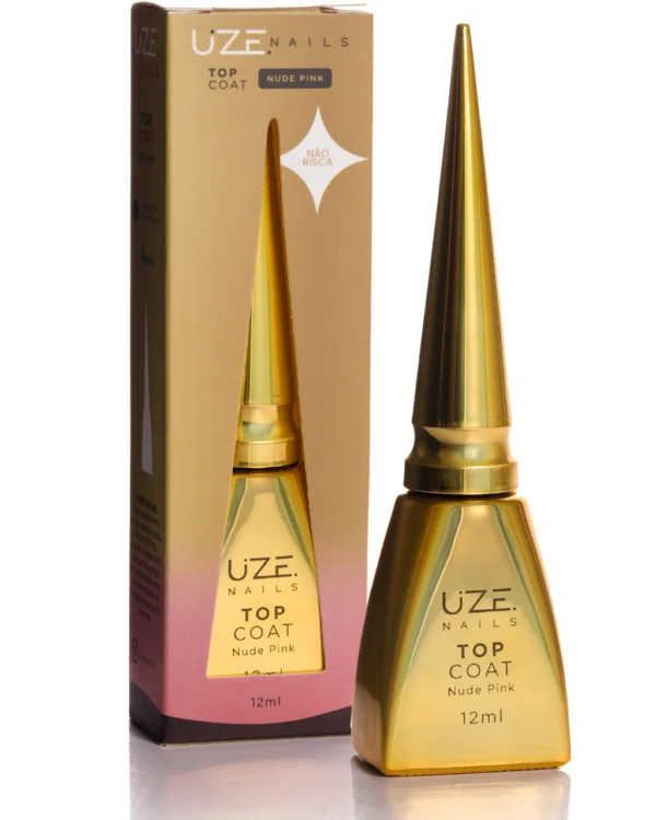 Uze Nails Top Coat Nude Pink - 12ml